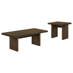 Decker Walnut Square Occasional Side End Table - Ornate Home