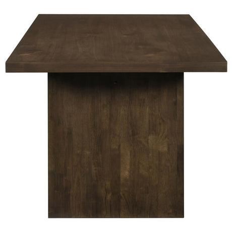 Decker Wheat/Walnut 7-piece 82-inch Rectangular Dining Set - Ornate Home
