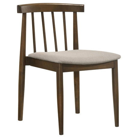 Decker Wheat/Walnut 7-piece 82-inch Rectangular Dining Set - Ornate Home