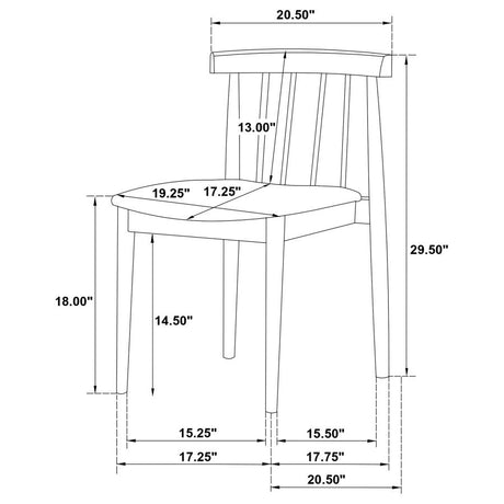 Decker Wheat/Walnut 7-piece 82-inch Rectangular Dining Set - Ornate Home