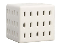 Decker White Outdoor Side Table - Ornate Home