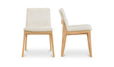 Deco Beige Oak Dining Chair (Set of 2) - Ornate Home