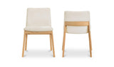 Deco Beige Oak Dining Chair (Set of 2) - Ornate Home