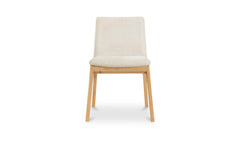 Deco Beige Oak Dining Chair (Set of 2) - Ornate Home