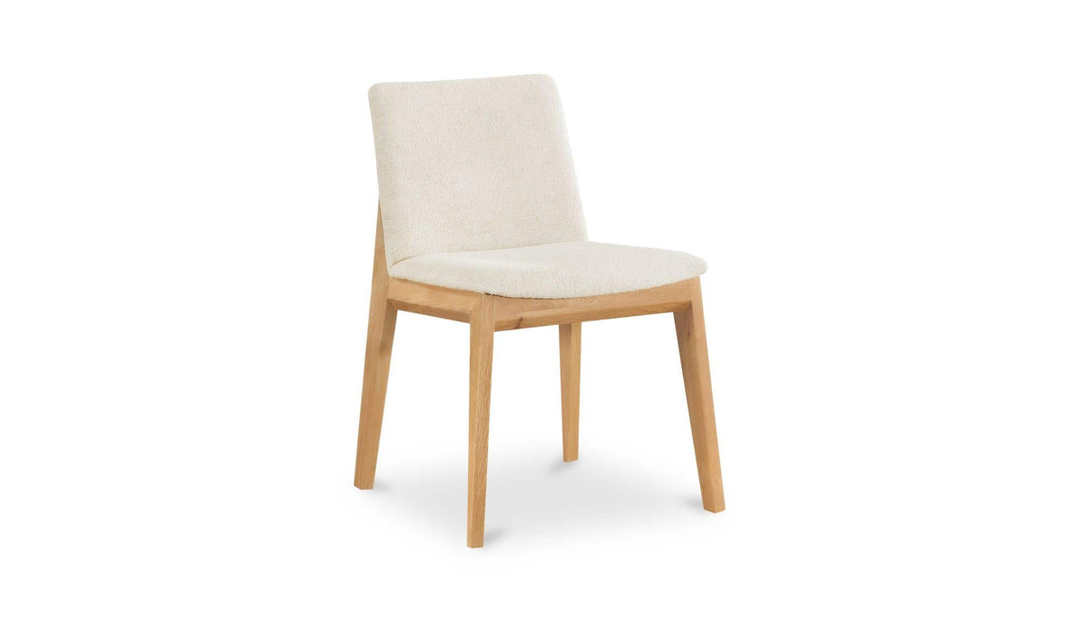 Deco Beige Oak Dining Chair (Set of 2) - Ornate Home