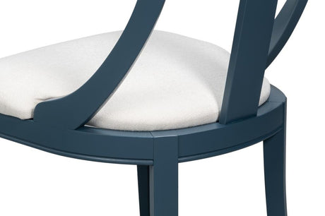 Deco Blue Side Chair (Set of 2) - Ornate Home