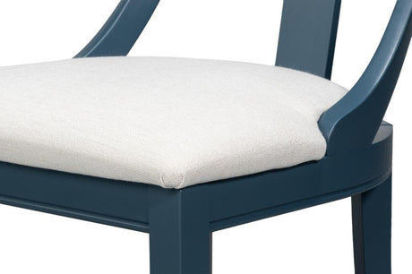 Deco Blue Side Chair (Set of 2) - Ornate Home