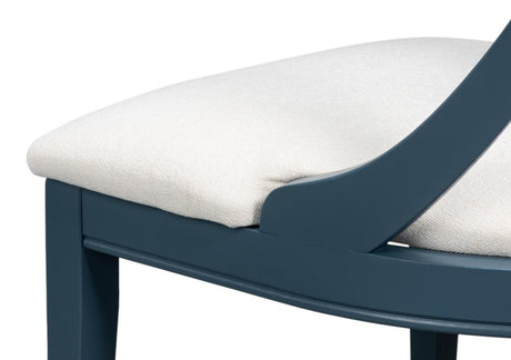 Deco Blue Side Chair (Set of 2) - Ornate Home