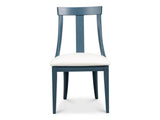Deco Blue Side Chair (Set of 2) - Ornate Home