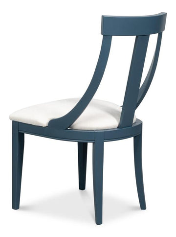 Deco Blue Side Chair (Set of 2) - Ornate Home