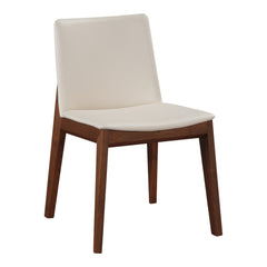Deco Cream White Dining Chair (Set of 2) - Ornate Home