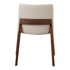 Deco Cream White Dining Chair (Set of 2) - Ornate Home