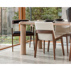 Deco Cream White Dining Chair (Set of 2) - Ornate Home