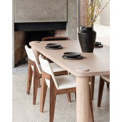 Deco Cream White Dining Chair (Set of 2) - Ornate Home
