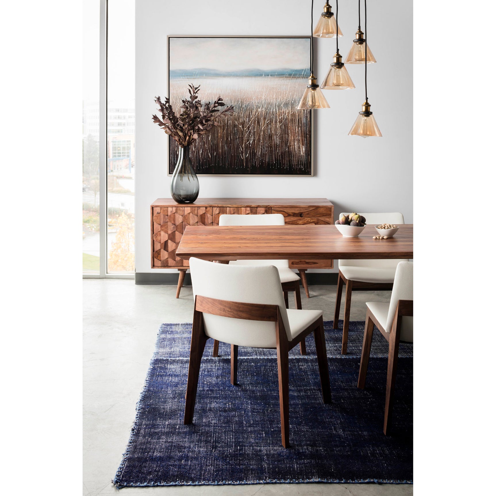 Deco Cream White Dining Chair (Set of 2) - Ornate Home