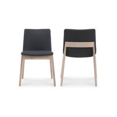 Deco Dark Grey Dining Chair (Set of 2) - Ornate Home