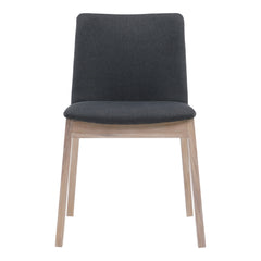 Deco Dark Grey Dining Chair (Set of 2) - Ornate Home