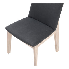 Deco Dark Grey Dining Chair (Set of 2) - Ornate Home