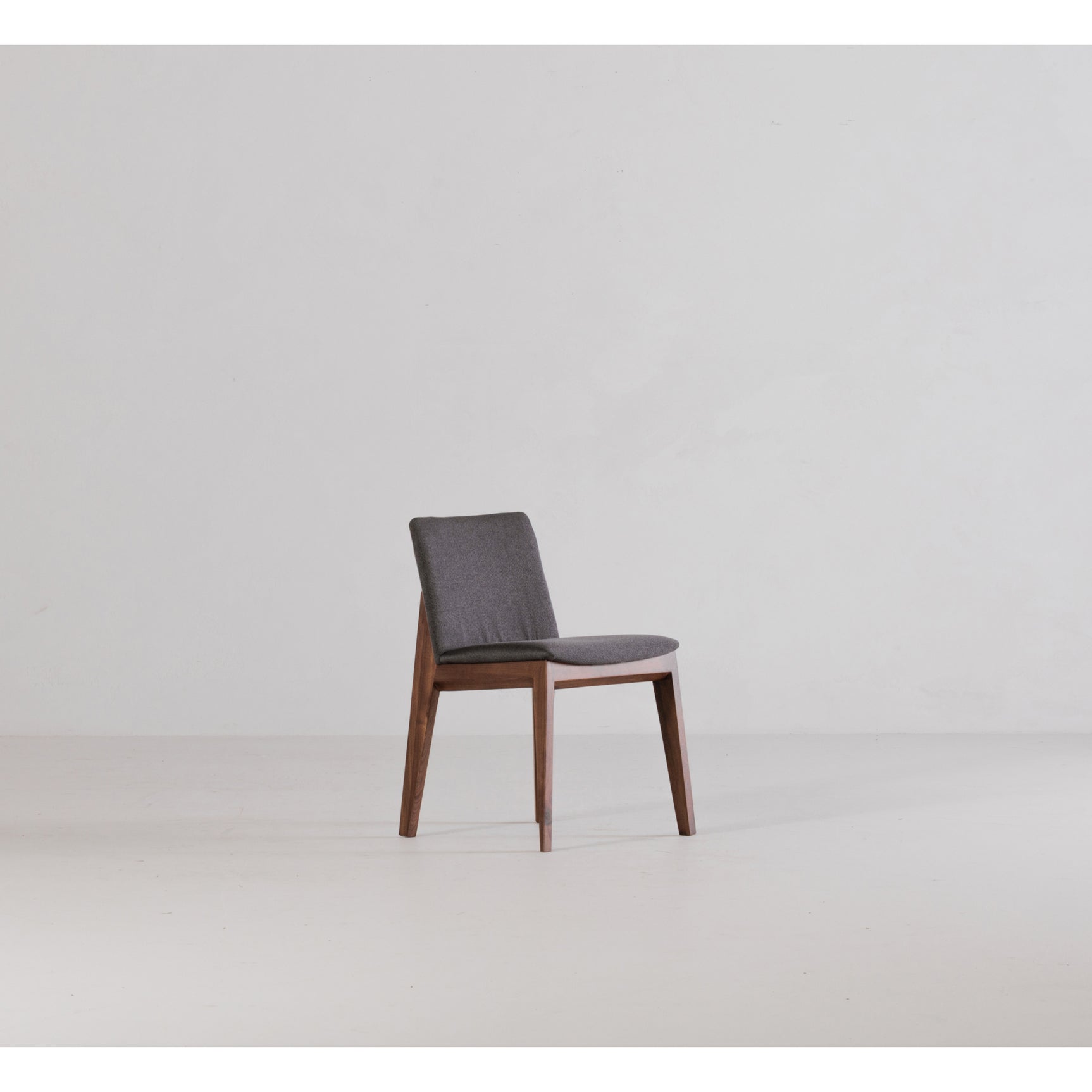 Deco Dark Grey/Natural Walnut Dining Chair (Set of 2) - Ornate Home