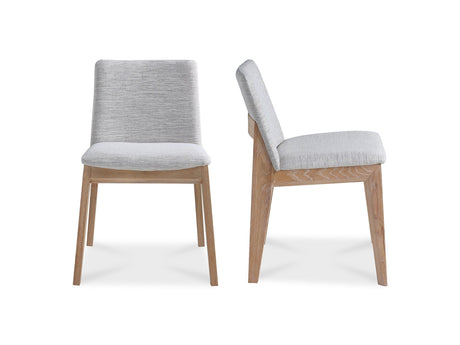 Deco Light Grey Dining Chair (Set of 2) - Ornate Home