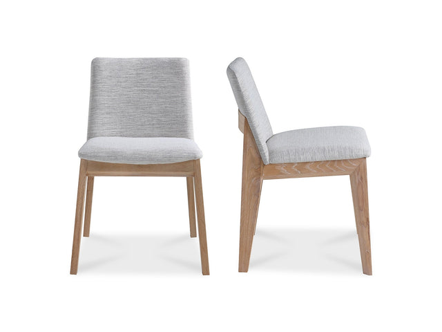 Deco Light Grey Dining Chair (Set of 2) - Ornate Home