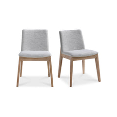 Deco Light Grey Dining Chair (Set of 2) - Ornate Home