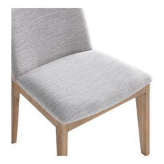 Deco Light Grey Dining Chair (Set of 2) - Ornate Home