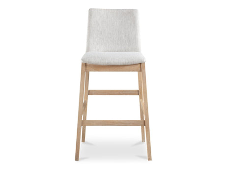 Deco Light Grey Oak Barstool - Ornate Home
