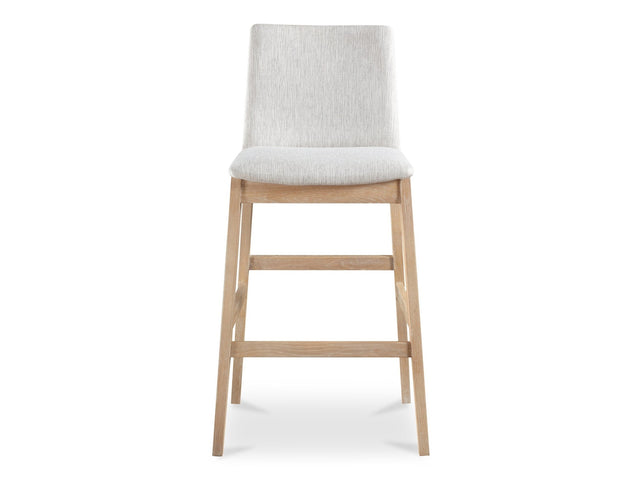 Deco Light Grey Oak Barstool - Ornate Home