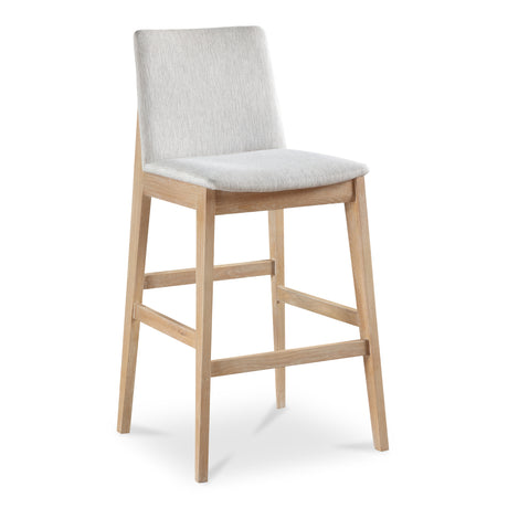Deco Light Grey Oak Barstool - Ornate Home
