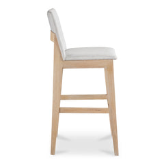 Deco Light Grey Oak Barstool - Ornate Home