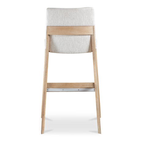 Deco Light Grey Oak Barstool - Ornate Home