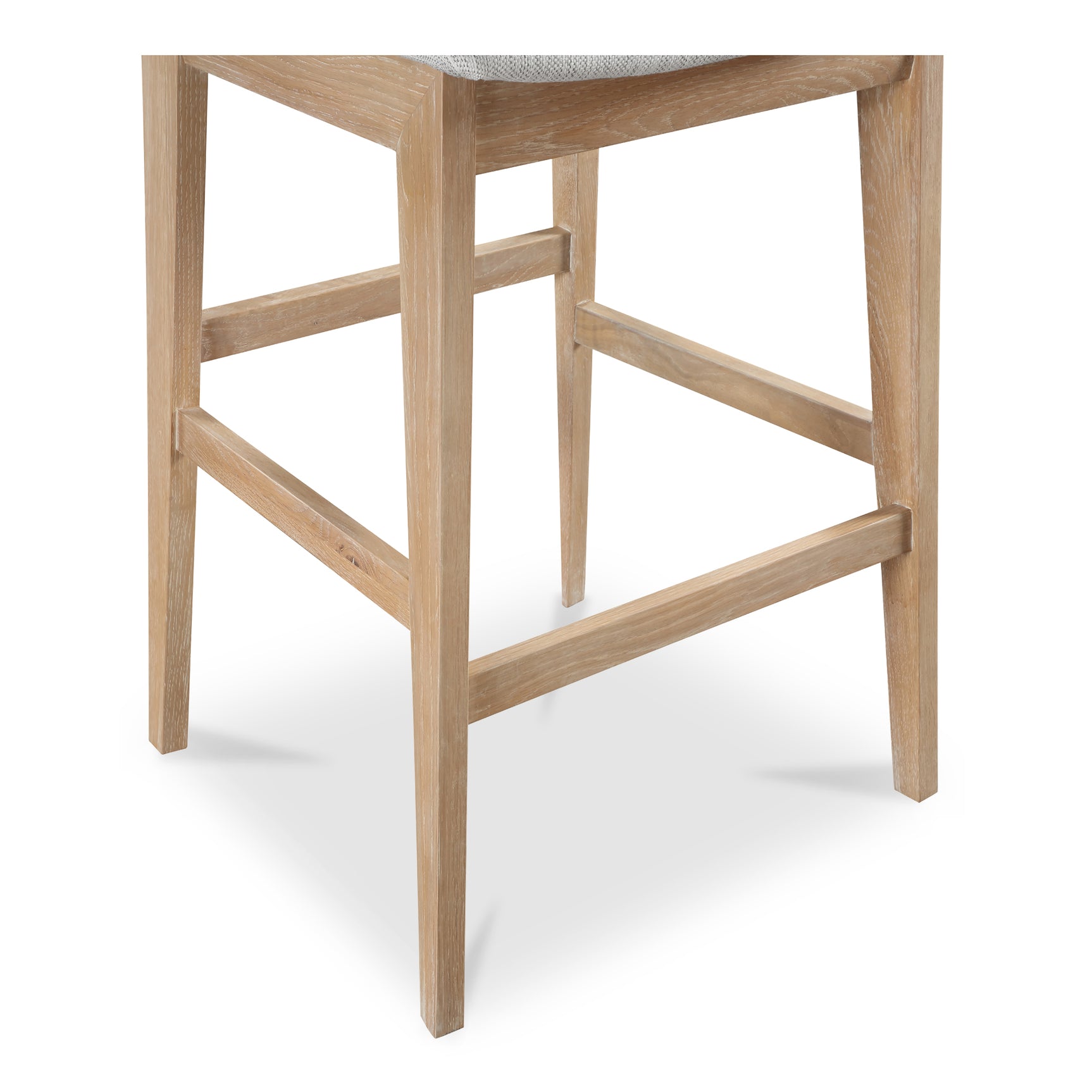 Deco Light Grey Oak Barstool - Ornate Home
