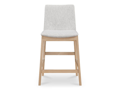 Deco Light Grey Oak Counter Stool - Ornate Home