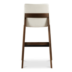 Deco White Barstool - Ornate Home