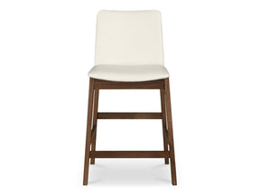 Deco White Counter Stool - Ornate Home