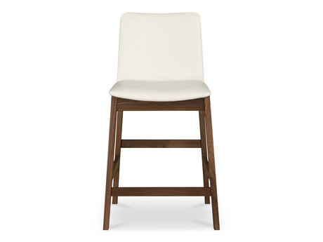 Deco White Counter Stool - Ornate Home