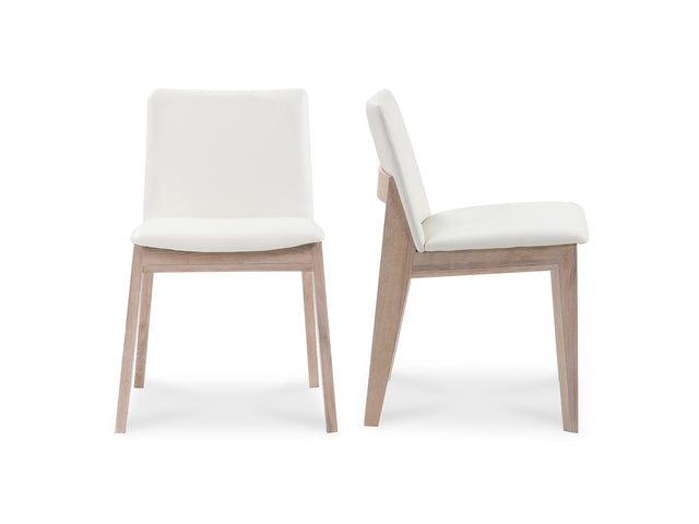 Deco White Dining Chair Cream (Set of 2) - Ornate Home
