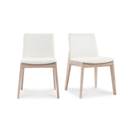 Deco White Dining Chair Cream (Set of 2) - Ornate Home