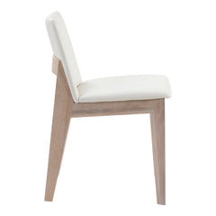 Deco White Dining Chair Cream (Set of 2) - Ornate Home