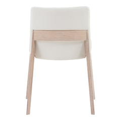 Deco White Dining Chair Cream (Set of 2) - Ornate Home