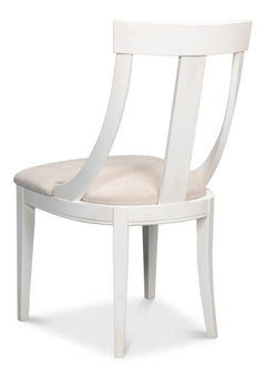 Deco White Side Chair (Set of 2) - Ornate Home