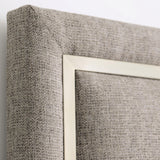 Decorage Silver Mist/Grey Panel King Bed - Ornate Home