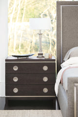 Decorage Silver Mist/Grey Panel King Bed - Ornate Home