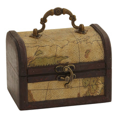 Decorative Chest w/Map (Set of 3) - Ornate Home