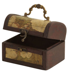 Decorative Chest w/Map (Set of 3) - Ornate Home