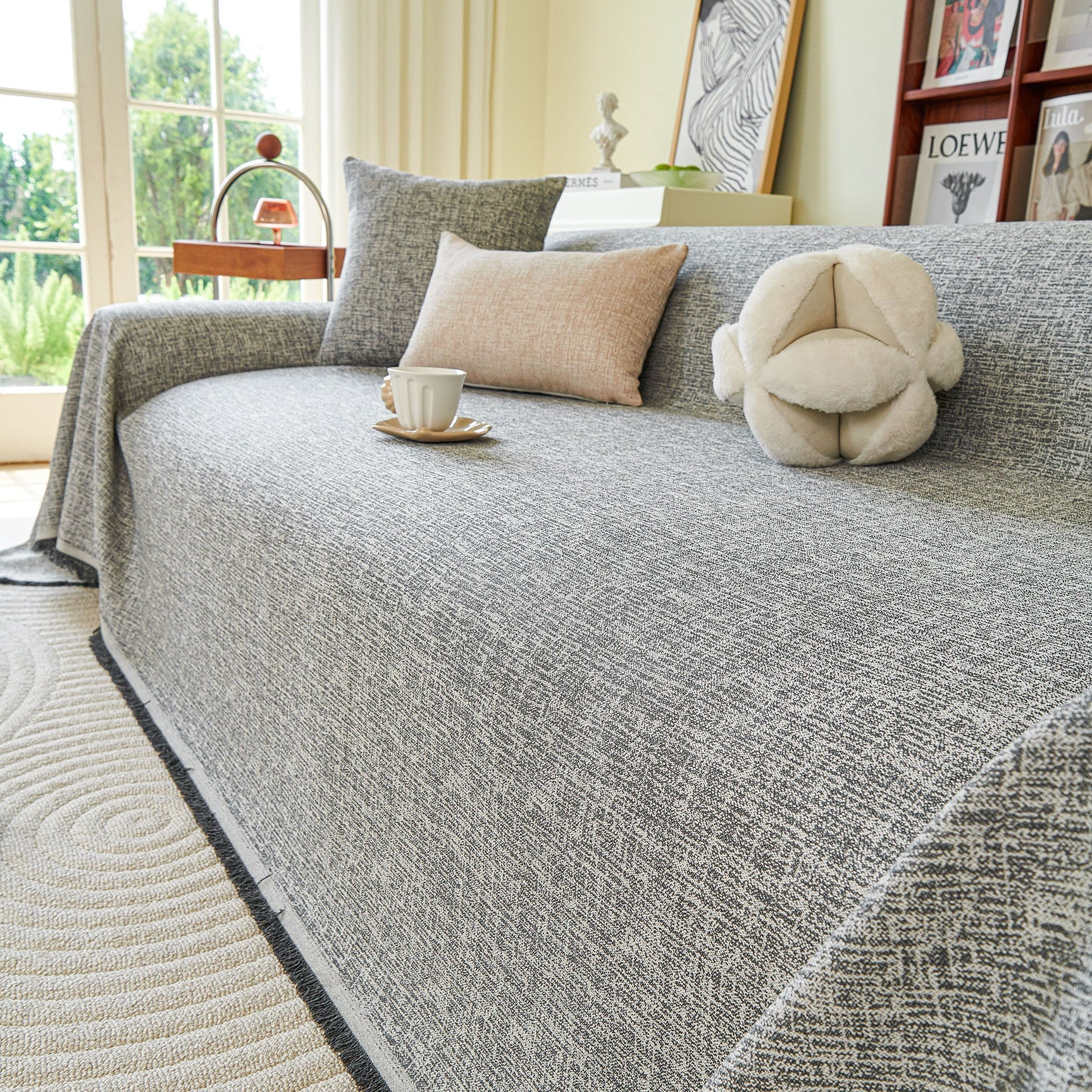 Decorative Furniture Protector Sofa Throw Cover for Loveseat, Sofa & Sectional Couch - Ornate Home