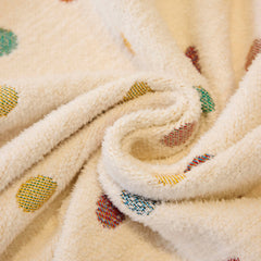 Decorative Plush Textured Woven Sofa Cover Throw, Cozy Soft Couch Protector Blanket - Ornate Home