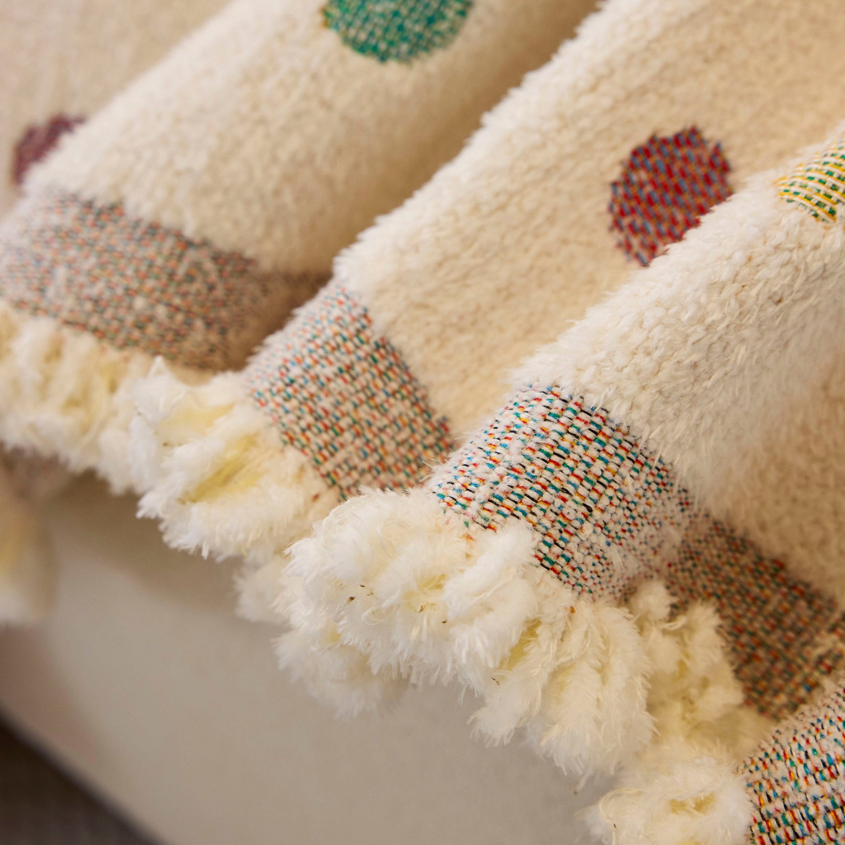 Decorative Plush Textured Woven Sofa Cover Throw, Cozy Soft Couch Protector Blanket - Ornate Home