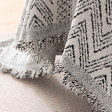 Decorative Slipcover for Pets, Kids, Boho Woven Couch Cover Throw Blanket with Tassel - Ornate Home